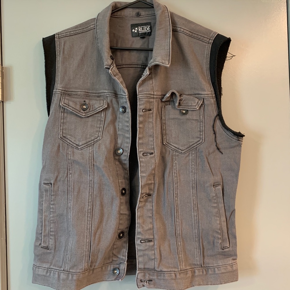 Gray Rude vest